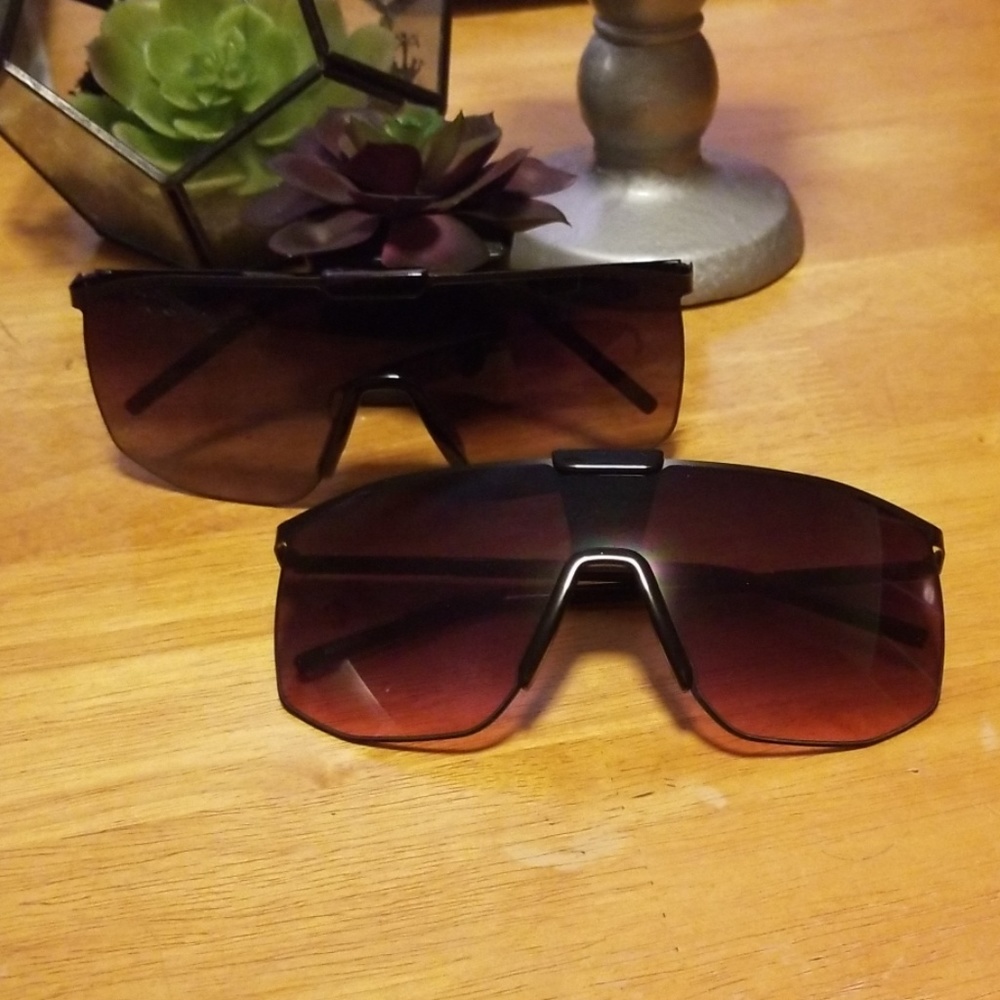 OVERSIZED FLAT TOP SUNGLASSES